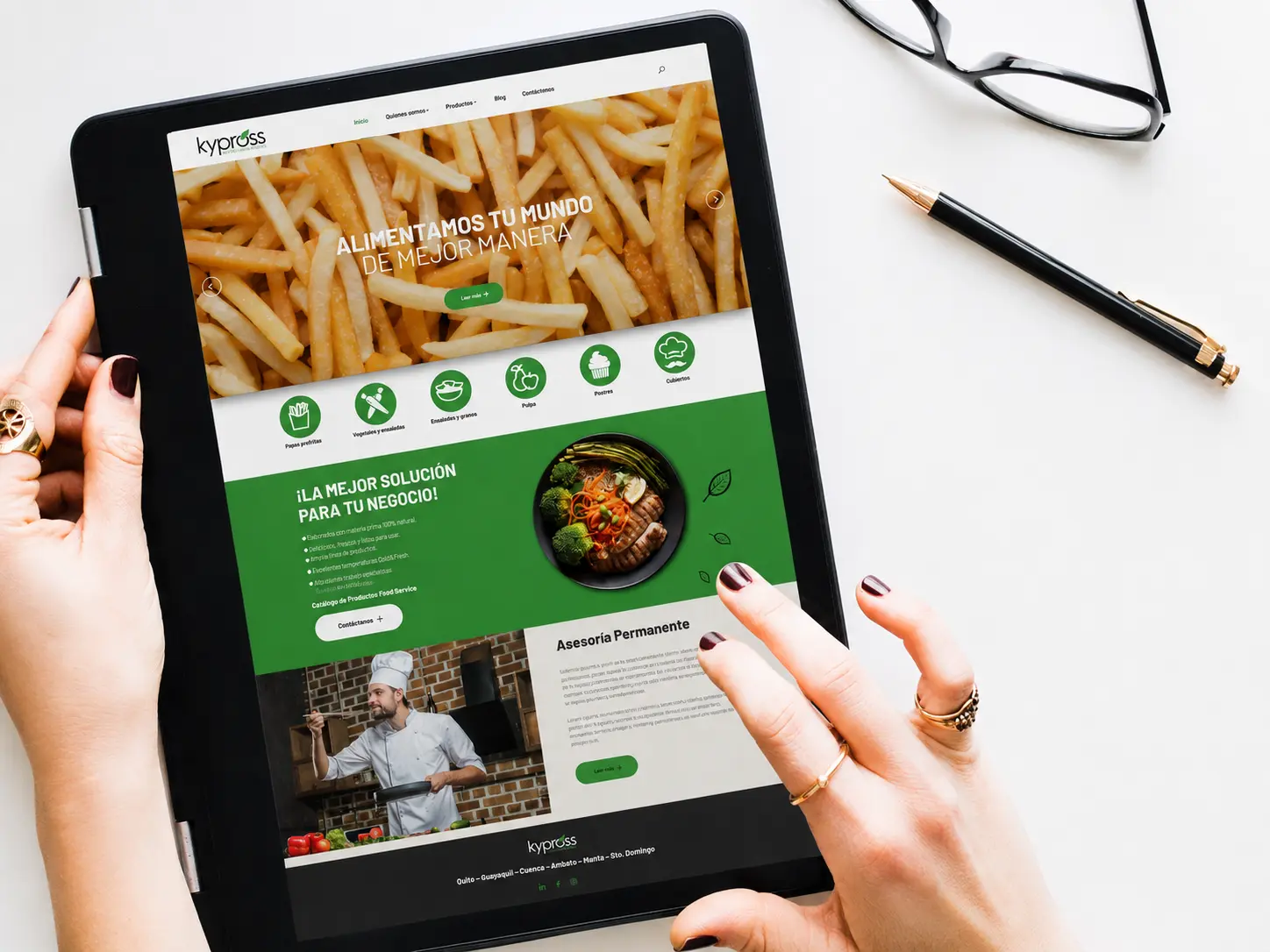 Proyecto web Kypross / KFS — vista 1
